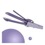 Syska HS2000K Salon Finish Hair Straightener with 2-IN -1 Multi-Styling Kit (Purple)